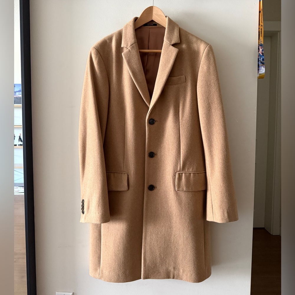 Club Monaco - Camel Single-breasted Topcoat